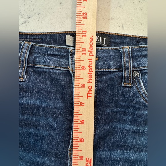 KUT from the Kloth Donna Fab Ab High Waist Ankle Skinny Jeans Size 2 - Picture 8 of 14